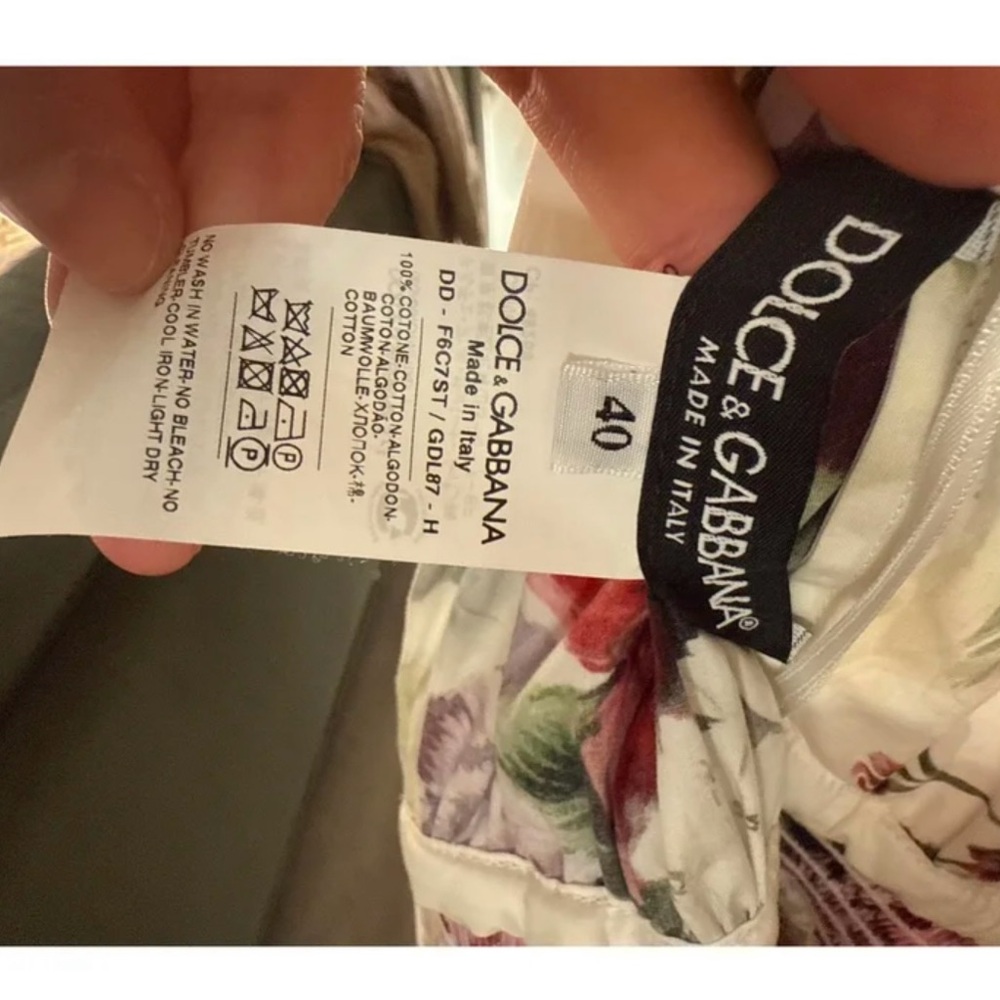 Dolce & Gabbana Floral Mini Dress